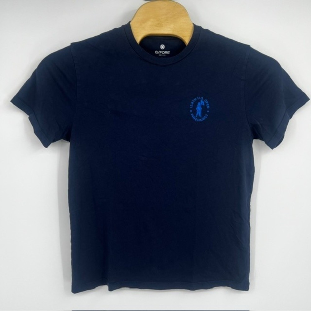 G/FORE Men's Small 124th US Open Pinehurst No 2 Golf Navy Blue T-Shirt 2024